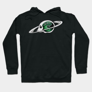 Spaced Out- Green Hoodie